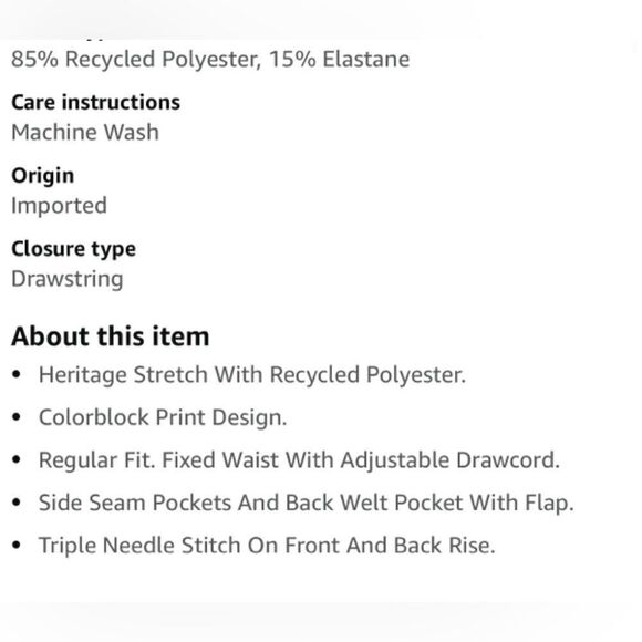 RVCA boys swim trunks size 29 NWT - Picture 10 of 11